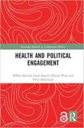 Health and Political Engagement (Routledge Research in Comparative Politics)