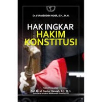 Hak Ingkar Hakim Konstitusi