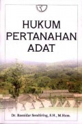 Hukum Pertanahan Adat