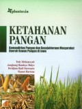 Ketahanan Pangan Kemandirian Pangan dan Kesejahteraan Masyarakat Daerah Rawan Pangan di Jawa