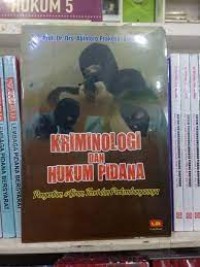 Kriminologi & Hukum Pidana