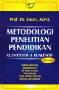 Metodologi Penelitian Pendidikan kuantitatif & Kualitatif