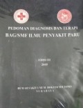 Pedoman Diagnosis dan Terapi BAG/SMF Ilmu Penyakit Paru