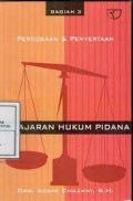 Pelajaran hukum pidana bagian 3:Percobaan dan penyertaan