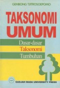 Taksonomi Umum: Dasar-Dasar Taksonomi Tumbuhan