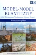 Model-Model Kuantitatif untuk Perencanaan Pembangunan Ekonomi Daerah: Konsep dan Aplikasi